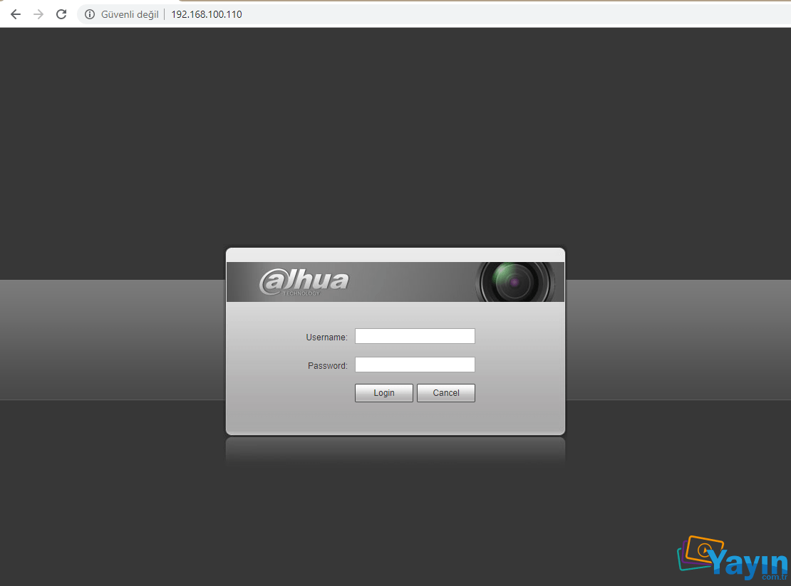 ipkameraayar arayuz IP Kamera Canlı Yayın