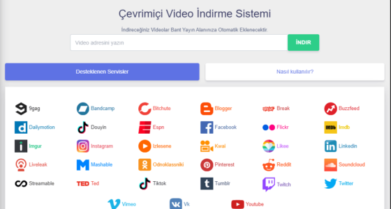 Video İndirme Sistemi