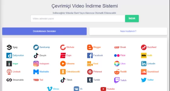 Video İndirme Sistemi