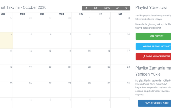 Zamanlanabilir Playlist Sistemi